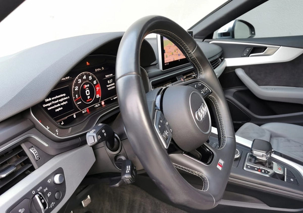 Audi S5 cena 157000 przebieg: 92000, rok produkcji 2017 z Nysa małe 436